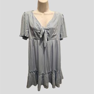 Apricot Lane size medium blue dress NWT